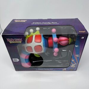 Killer Klowns Cotton Candy Gun Spinning Motion Lights Sound Prop Spirit Toy Kids